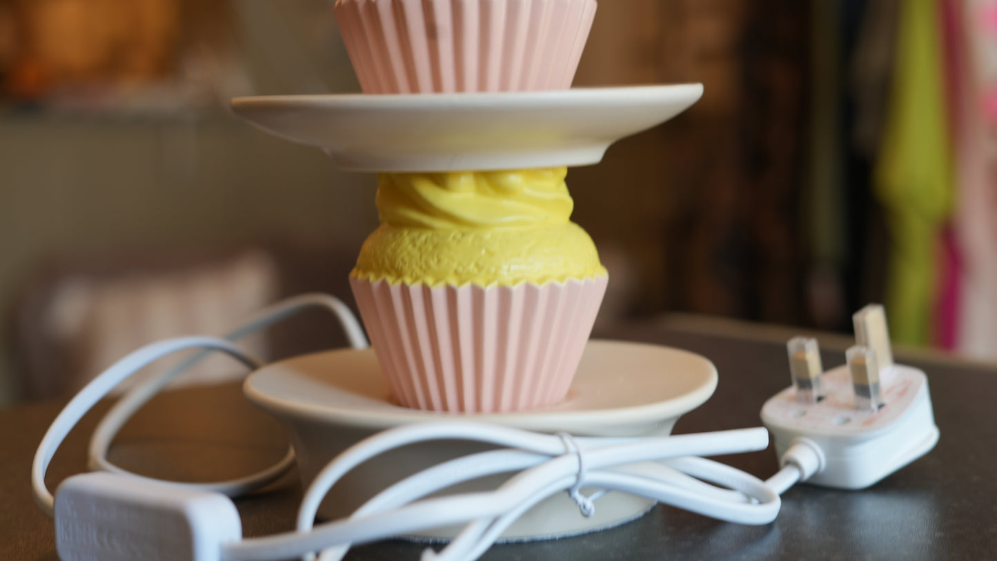 Stack of Cupcakes Table Lamp with Black Shade