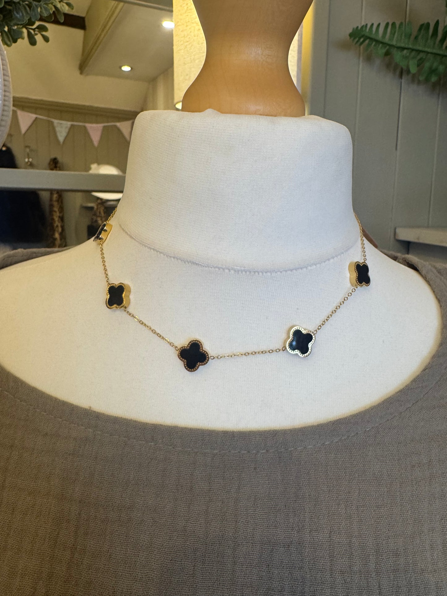 Black & Gold Necklace