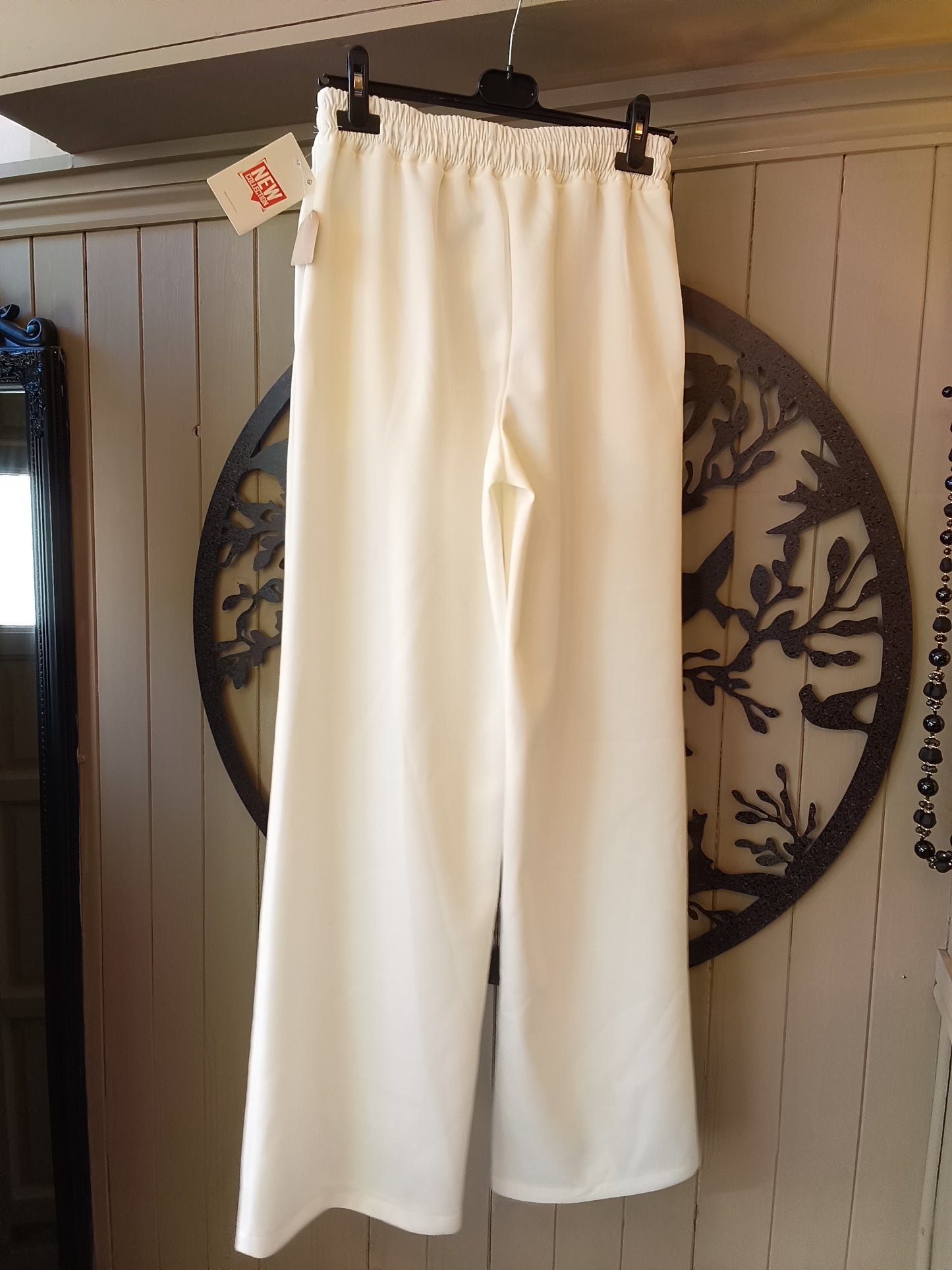 White Drawstring Trousers