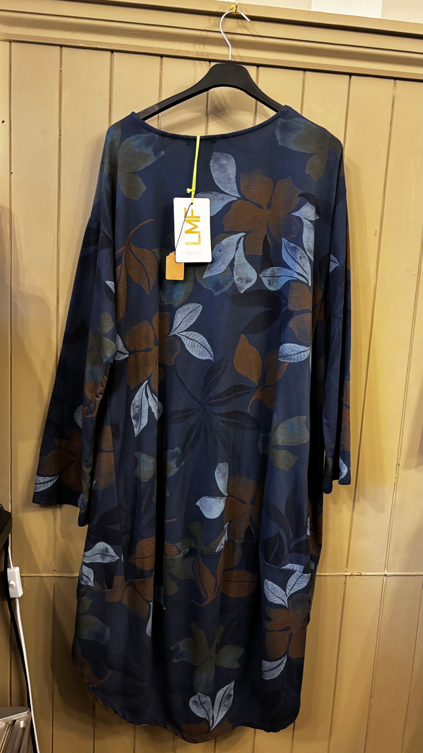 Navy Floral Dress