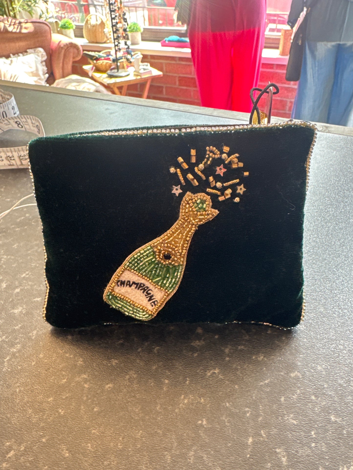 Small Champagne Pouch
