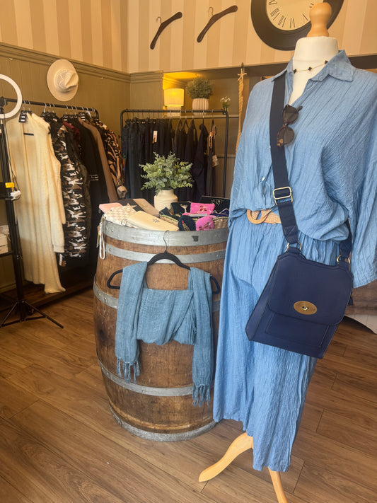 Crinkle Belted Co-Ord