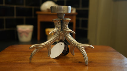 Metal Antler Candle Holder