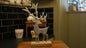Reindeer on Wooden Base