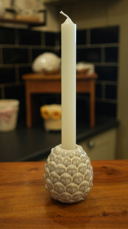Pinecone Candle Holder