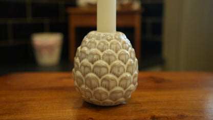 Pinecone Candle Holder