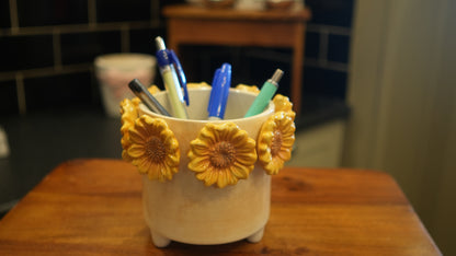 Small 3D Sunflower Planter