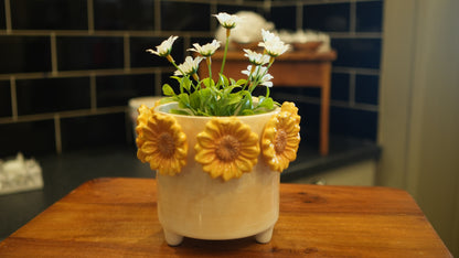 Small 3D Sunflower Planter