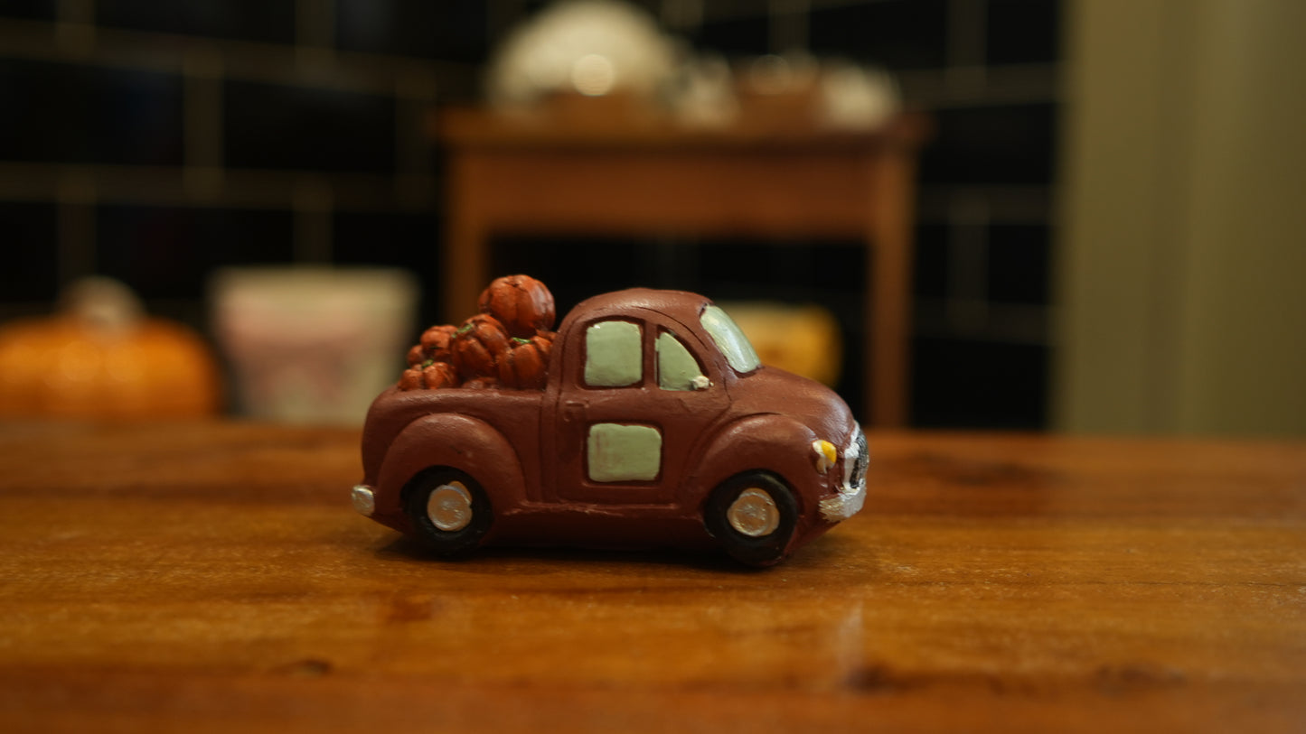Autumn Pumpkin Truck Ornament