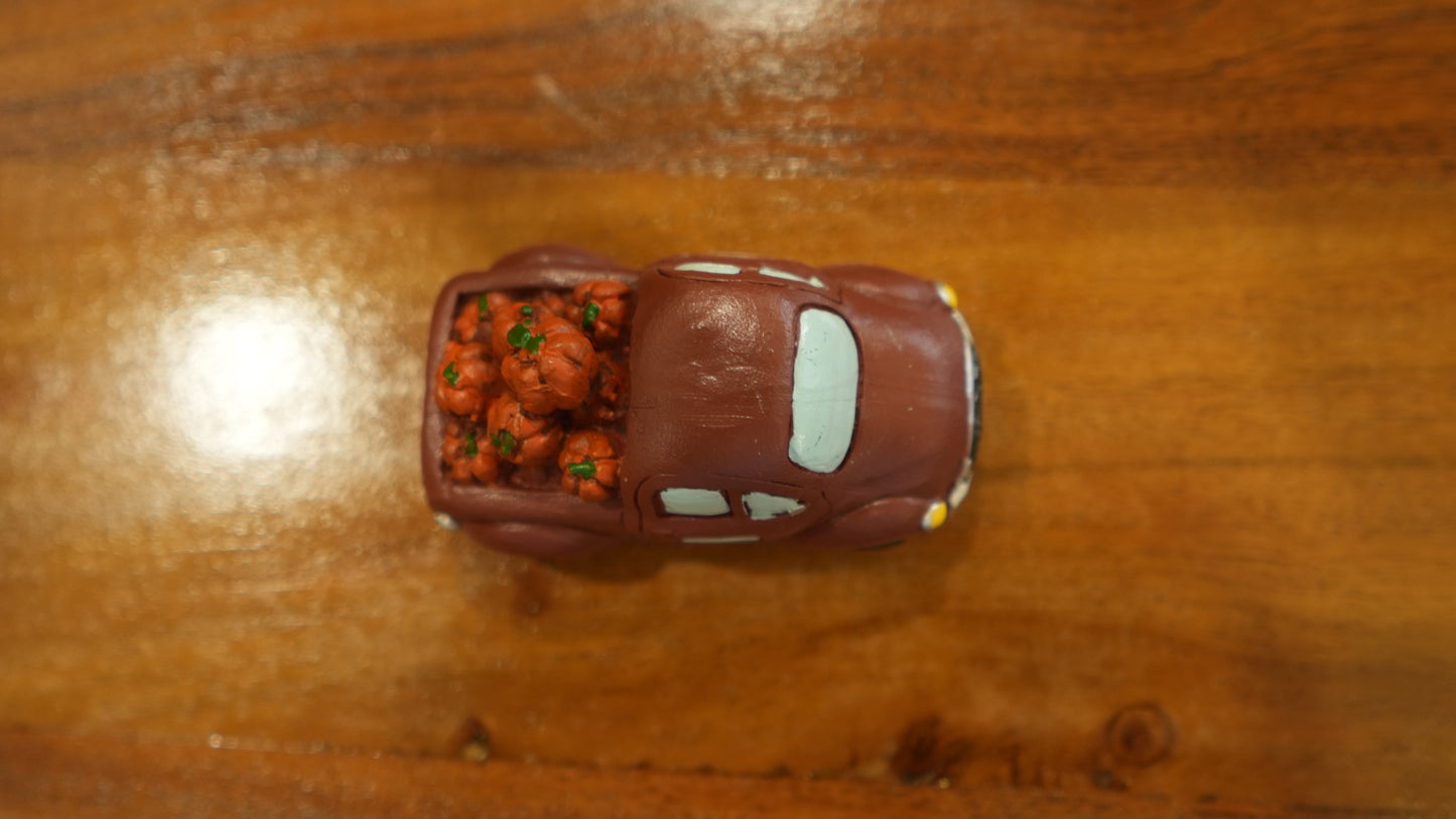 Autumn Pumpkin Truck Ornament