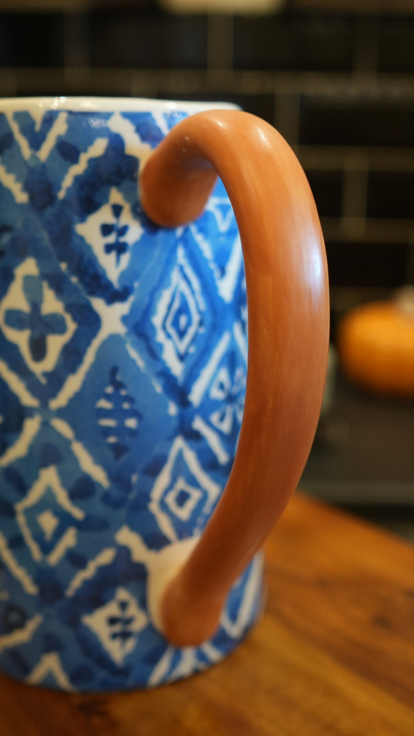 Blue Pattern Ceramic Jug