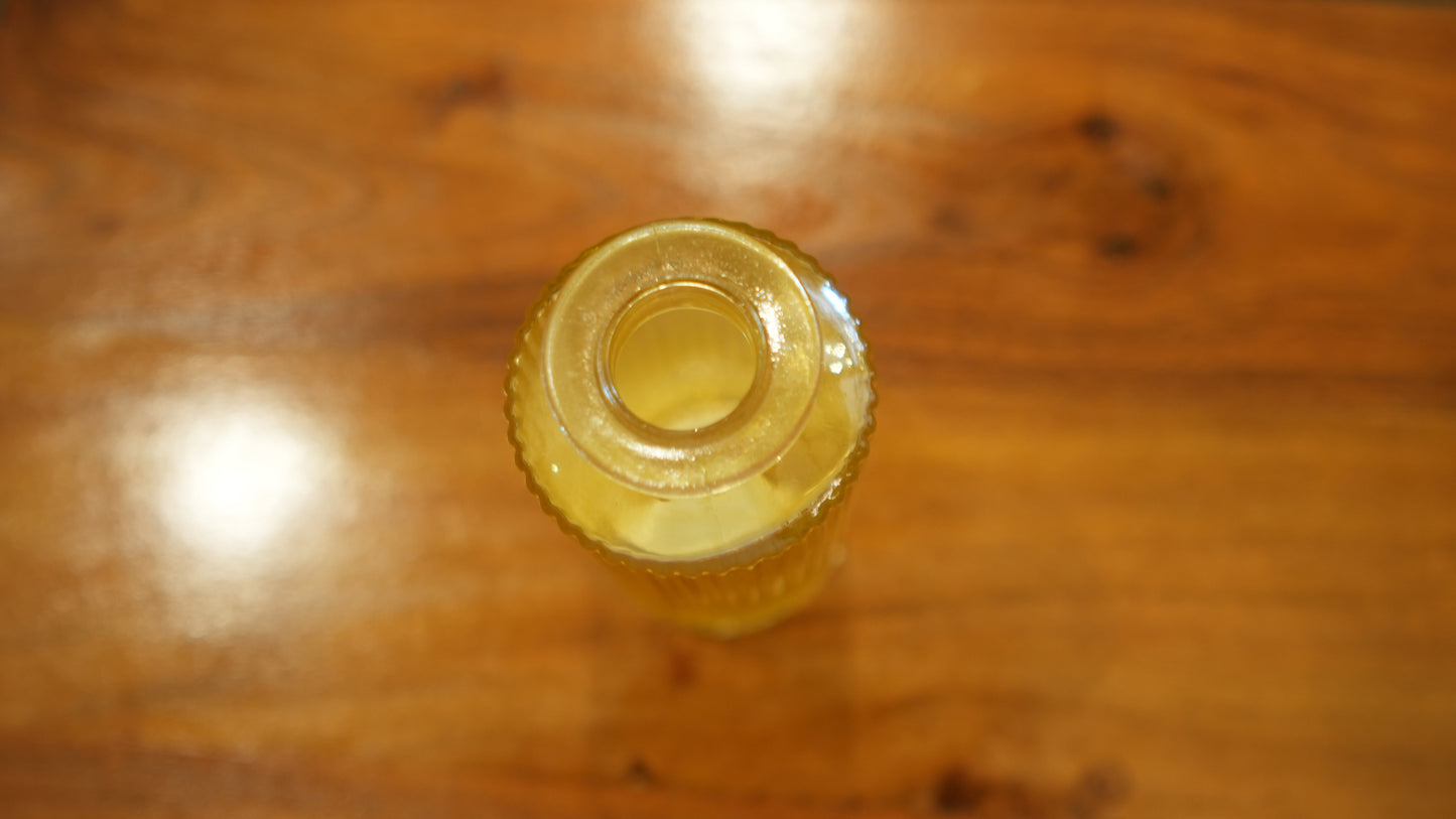 Yellow Glass Vase