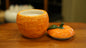 Orange Shaped Candle Jar