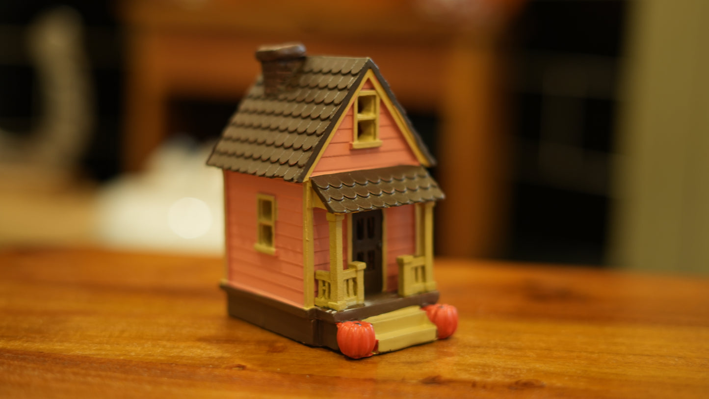 Pink House Autumn LED Light Up Decoration