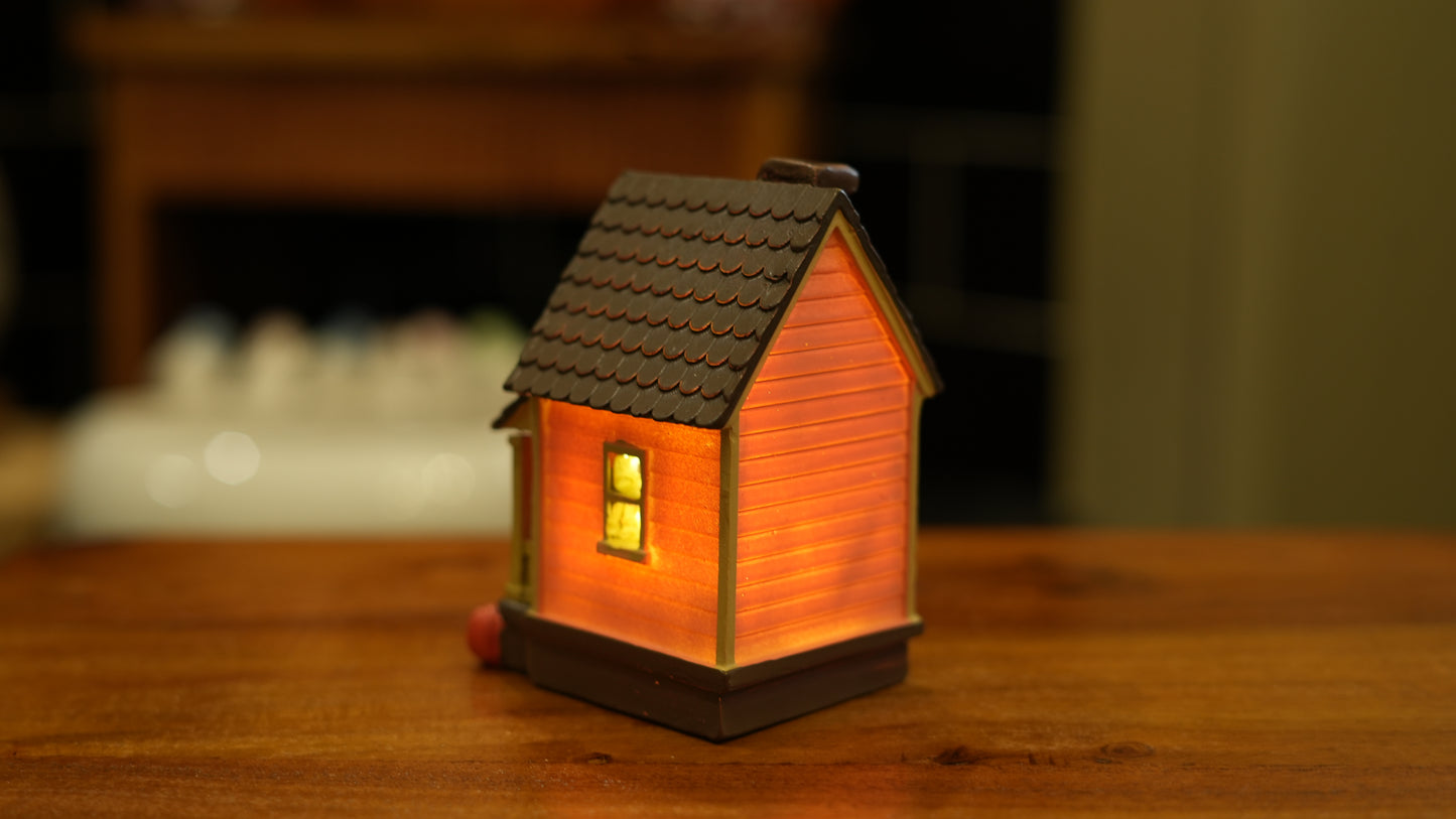 Pink House Autumn LED Light Up Decoration