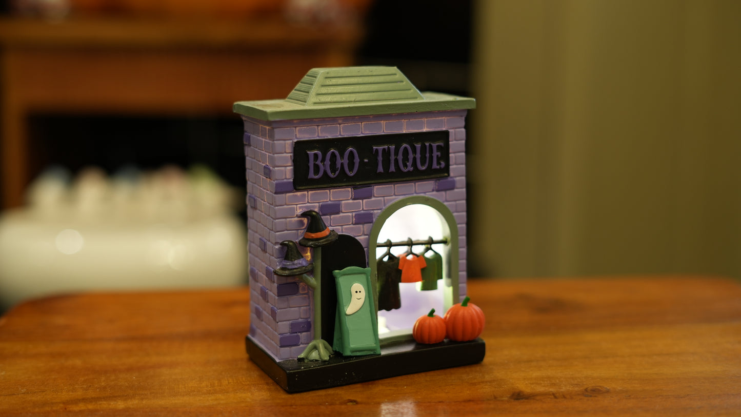 "Boo-tique" Halloween LED Light Up Decoration.