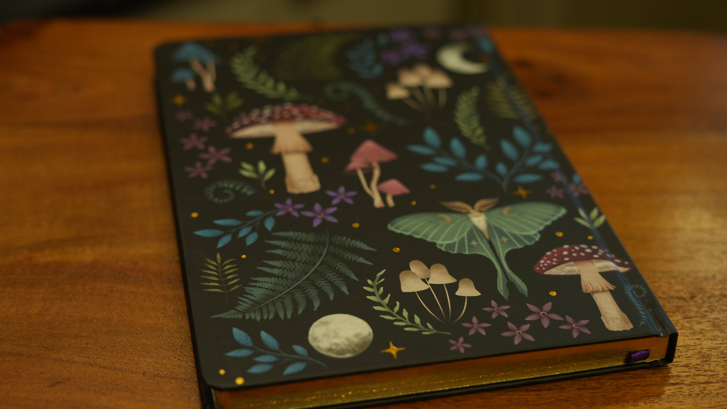 Dark Forest Print A5 Notebook