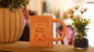Pink "I Love Books" Coffee Mug