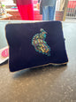 Beaded Peacock Pouch