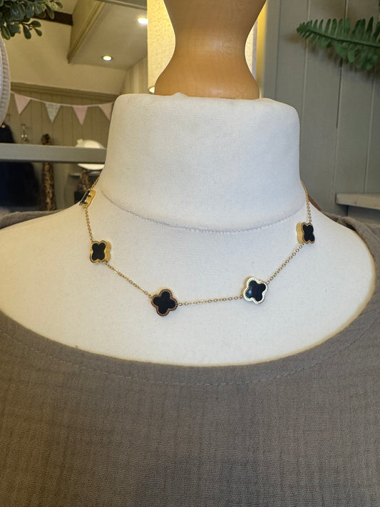 Black & Gold Necklace