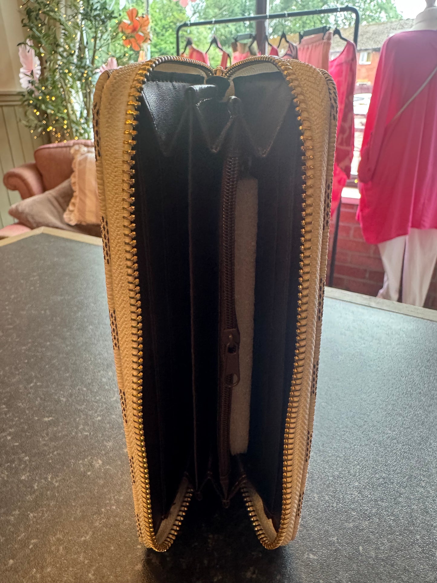 Checked Purse