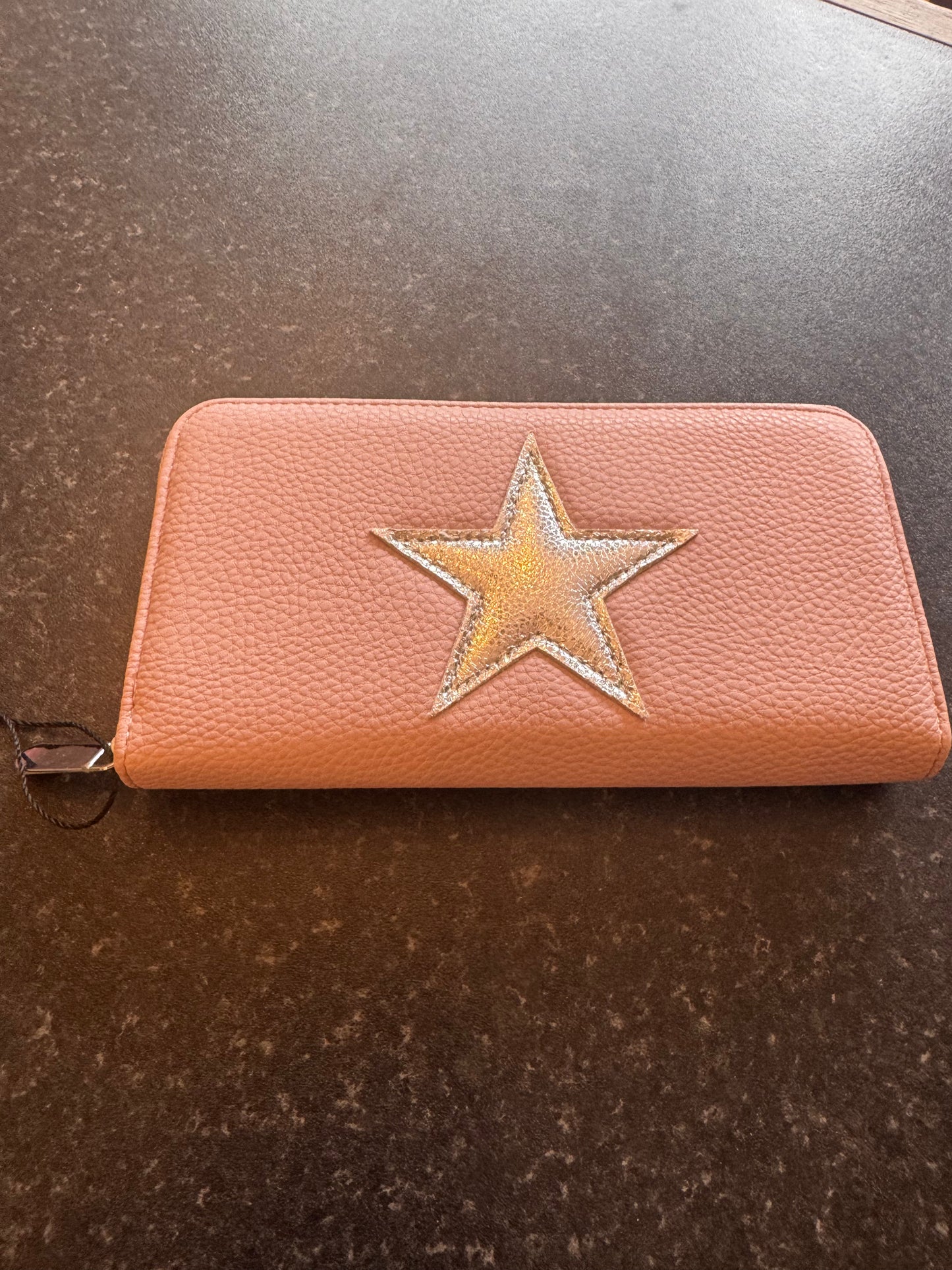 Pink & Silver Star Purse