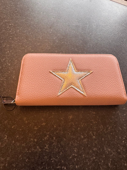 Pink & Silver Star Purse