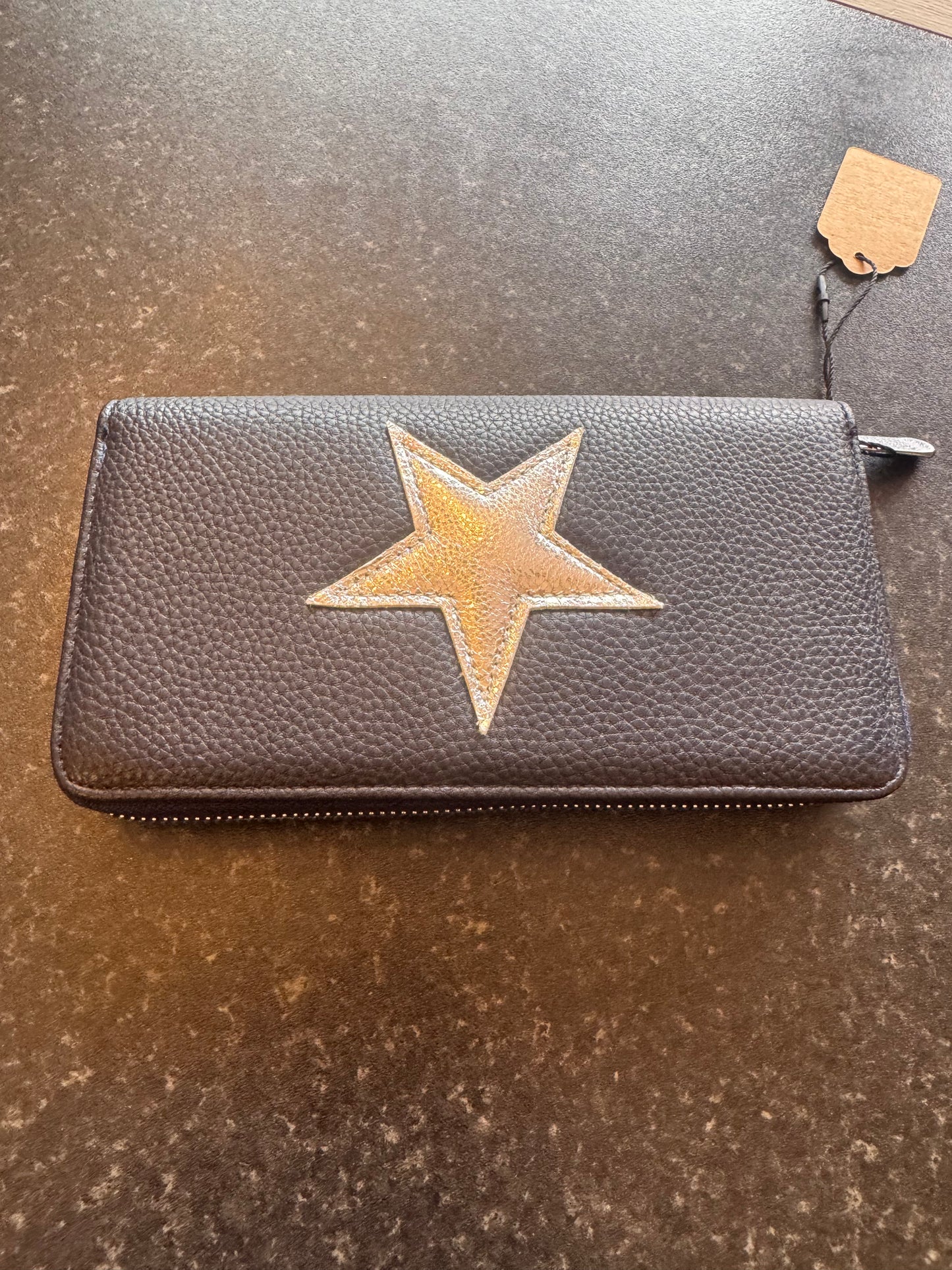 Navy & Silver Star Purse