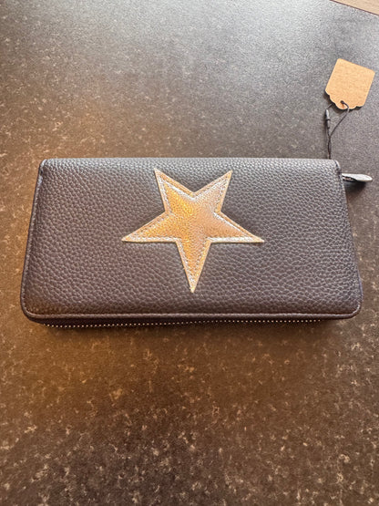 Navy & Silver Star Purse