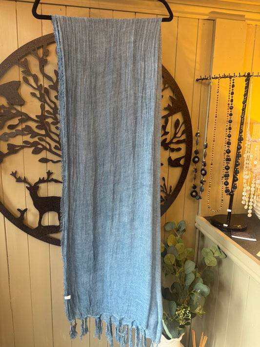 Blue Scarf