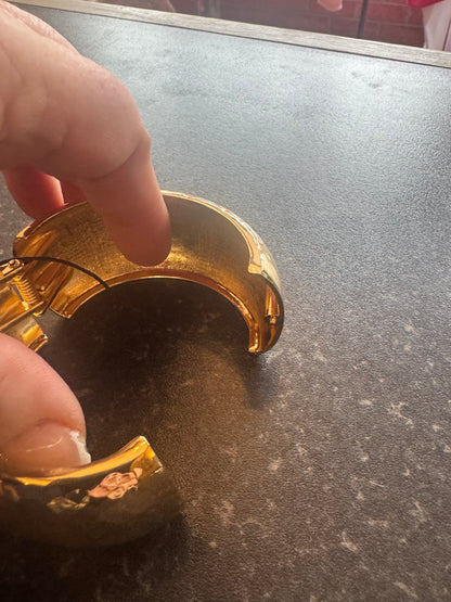 Chunky Gold Bangle