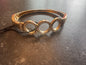 Gold & Diamanté Bangle
