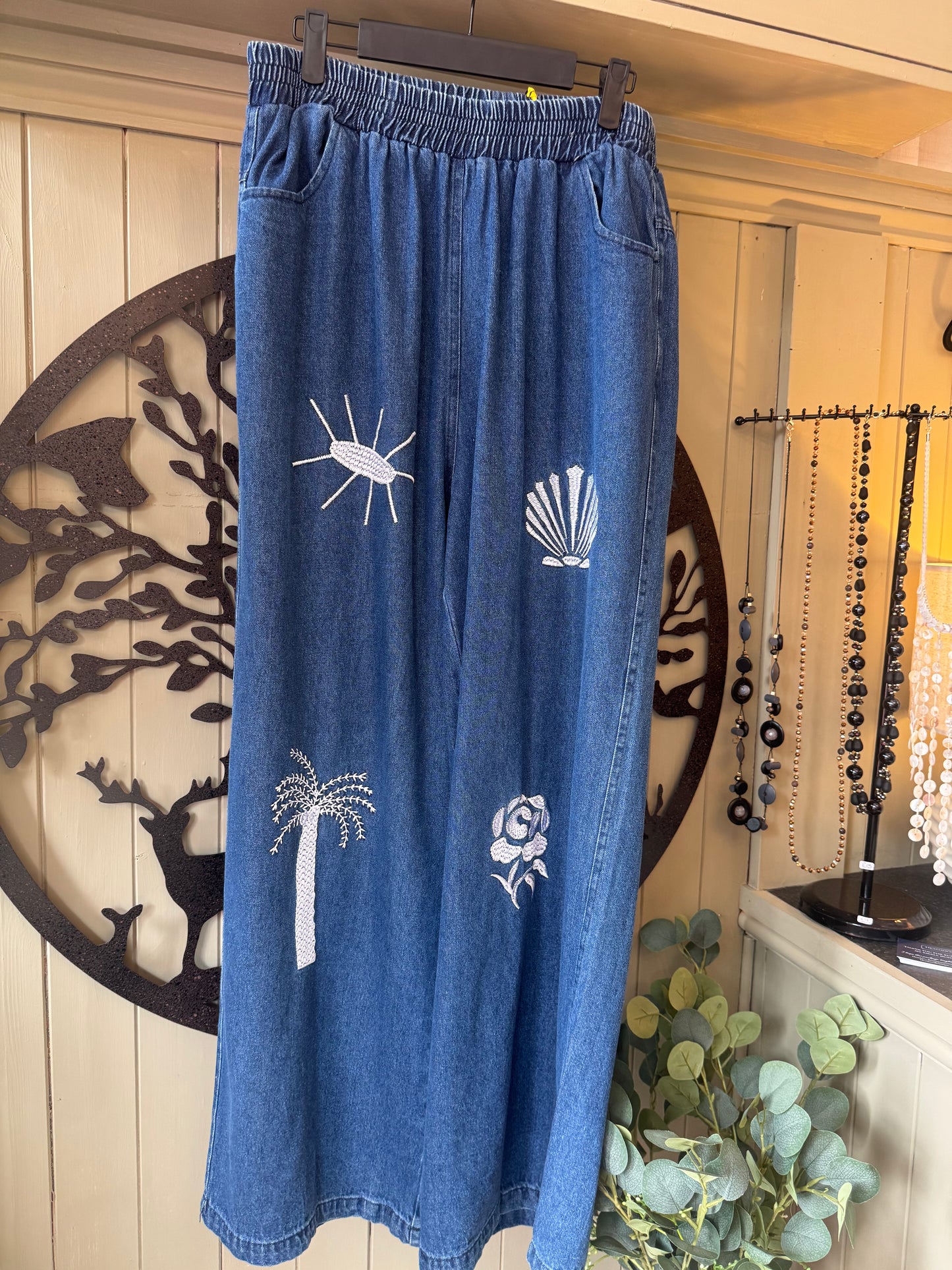 Embroidered Jeans