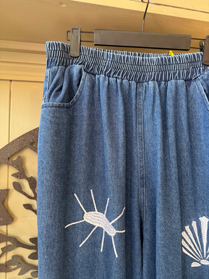 Embroidered Jeans