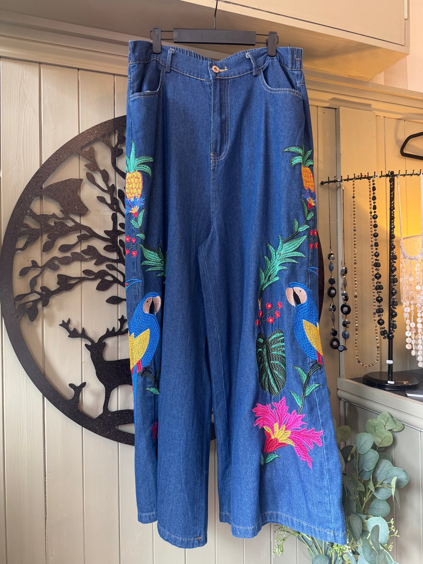Embroidered Jeans