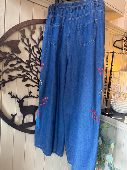 Embroidered Jeans