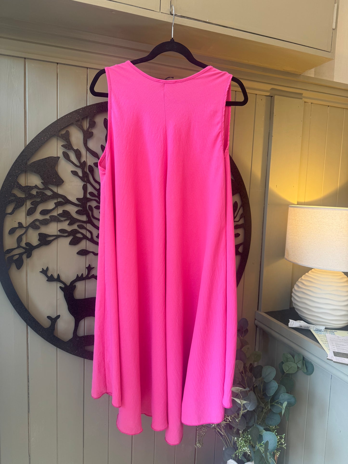 Fuschia Pink Sun Dress