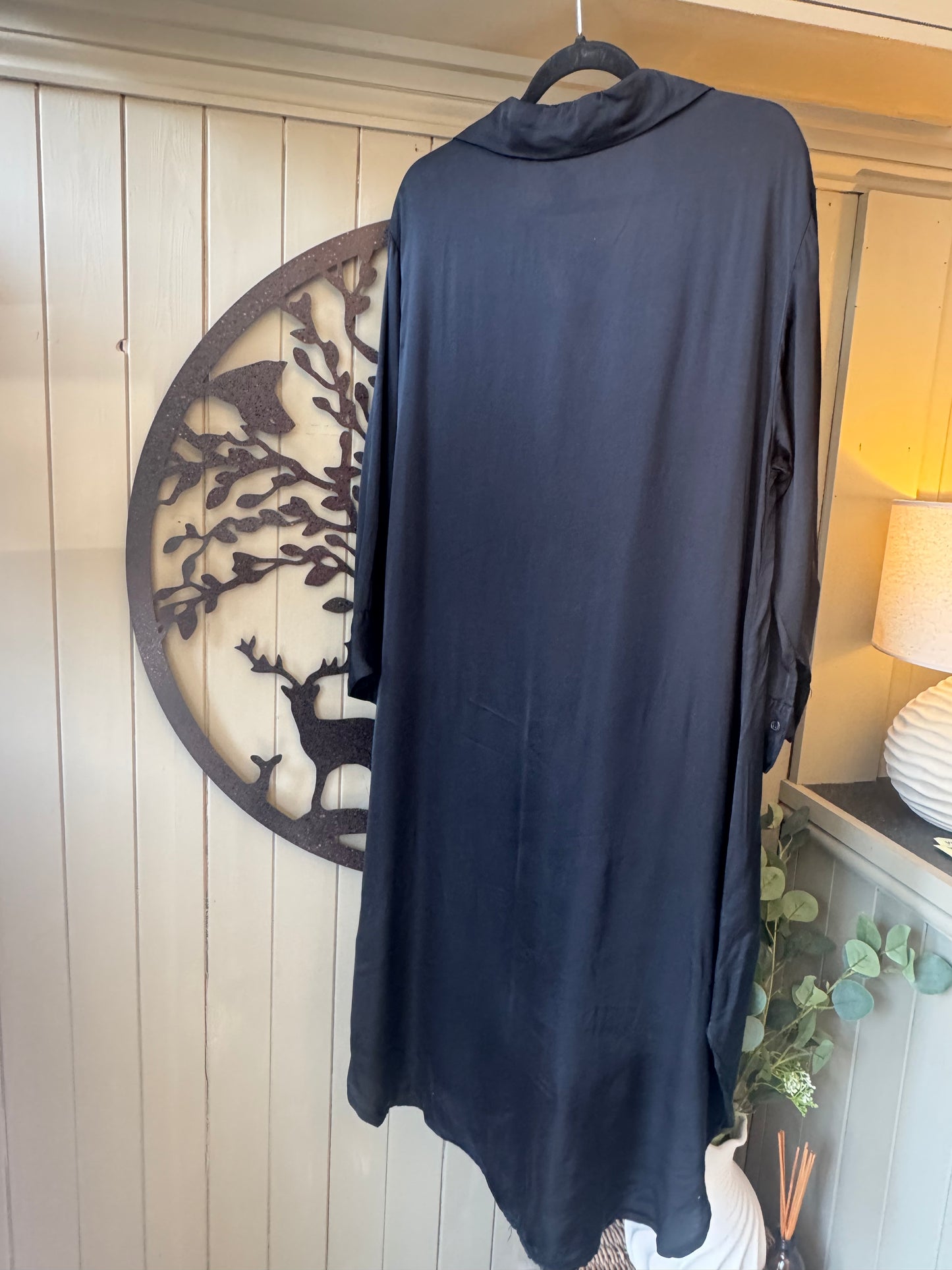 Black Silky Dress