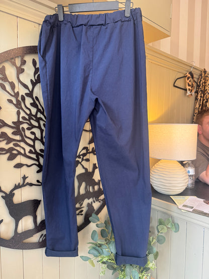 Navy Magic Trousers