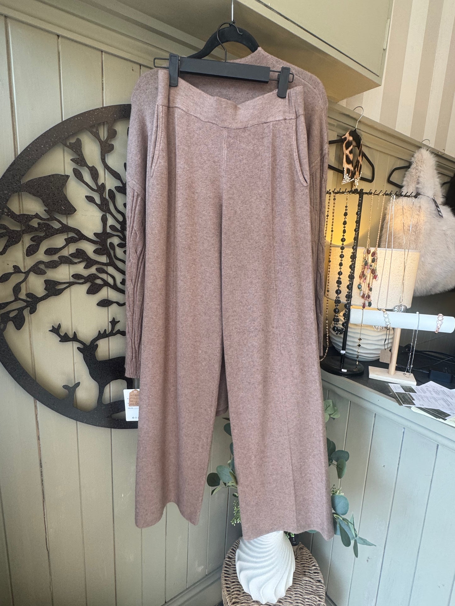 Mocha Cashmere Co-Ord