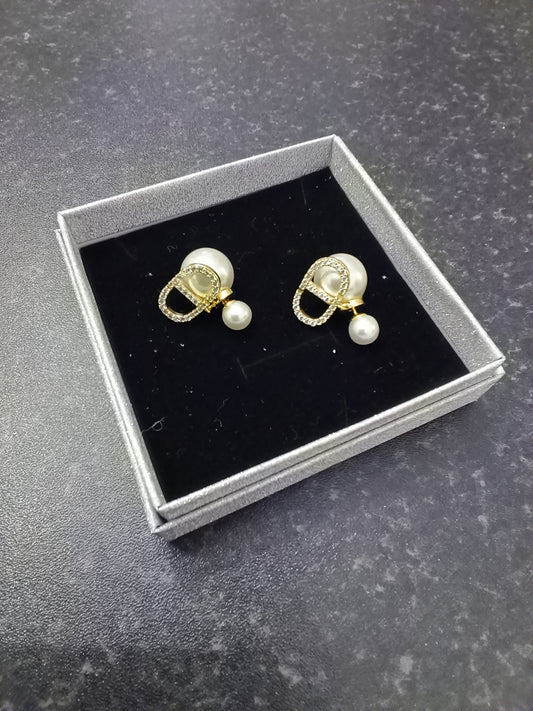 Pearl Designer Inspired Earrings