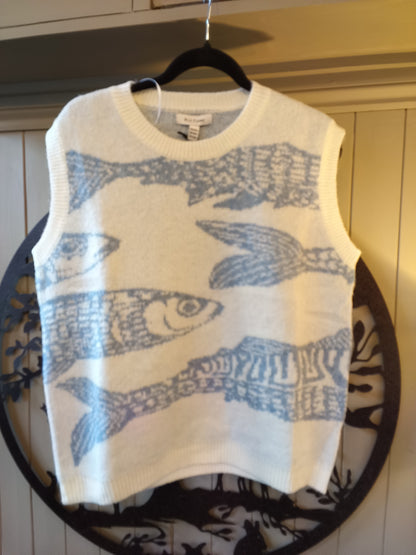 Fish Pattern Tank Top