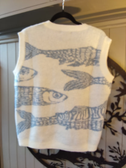 Fish Pattern Tank Top