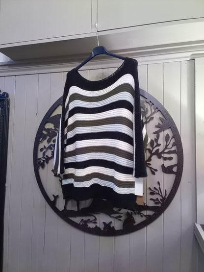 Black Striped Jumper