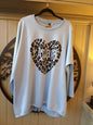 Soft Touch J'adore Heart Sweatshirt