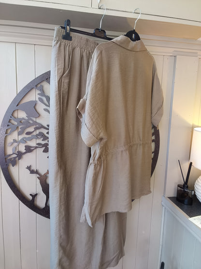 Khaki 2-Piece Co-Ord