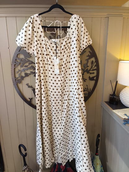 Cream Linen Dress