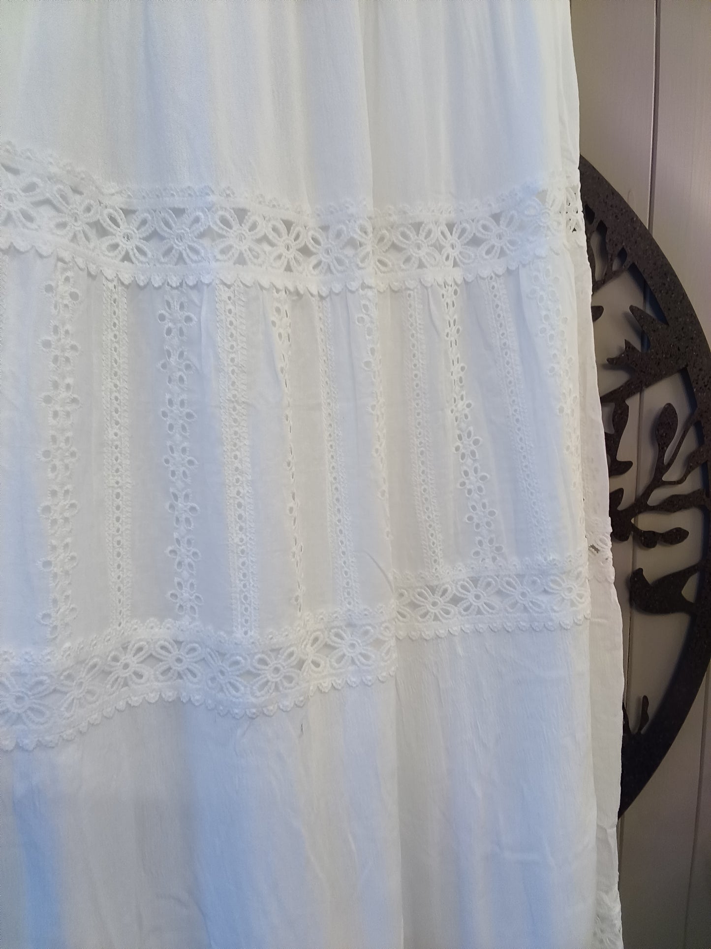 Broderie Anglaise Tiered Skirt
