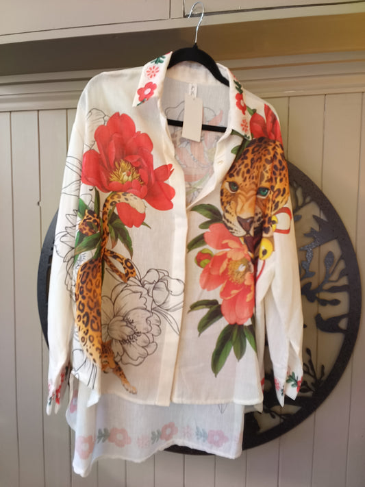 Tropical Print Shirt