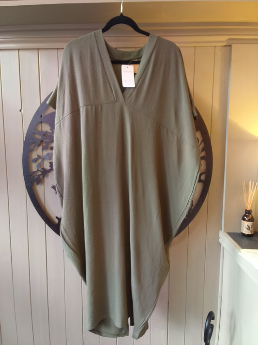 Khaki Tunic Dress